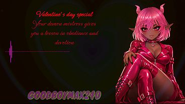 F4m valentine's day special your demon mistress gives you a lesson in obedience and devotion loving affection praise affirmations gentle femdom