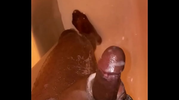 Thick black dick in the shower