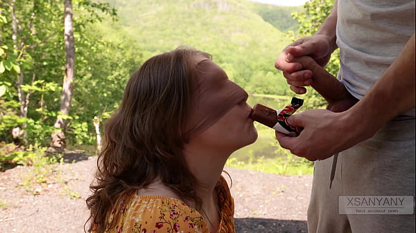 Play MP4 - A game of taste outside&period; My friend tricked me again&excl; &lpar;Chocolate Bars&rpar; XSanyAny