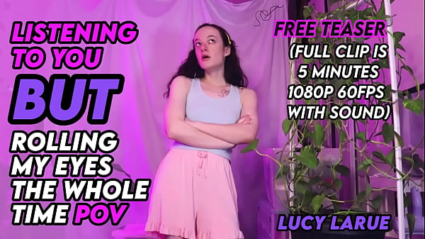 I made this video because so many men get off on pissing women off