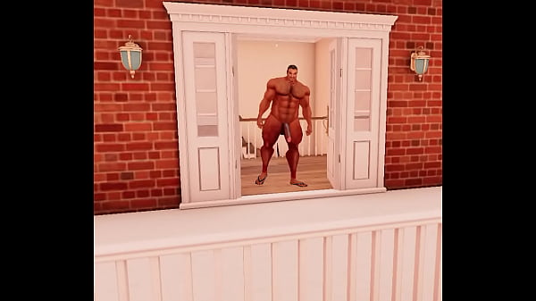 handsome hunk jeremy mincey'_s morning view