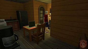 Mulher novinha dando para um idoso novela visual de jogos