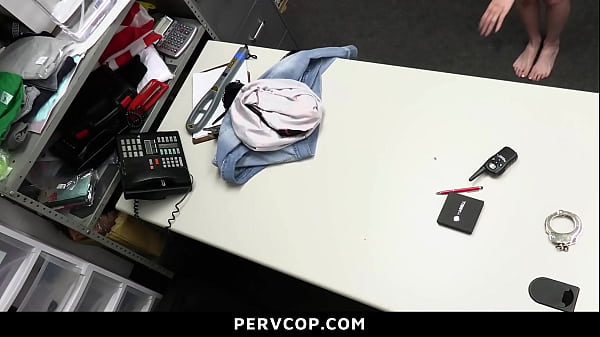 Thieving teen is almost crying pervcop 