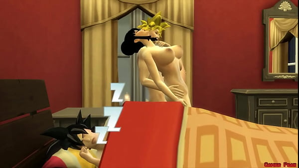 Dragon Ball Porn Epi 41 Milk Cacha asu Hijo Gohan Masturbándose Madre Follada Delante_su Marido