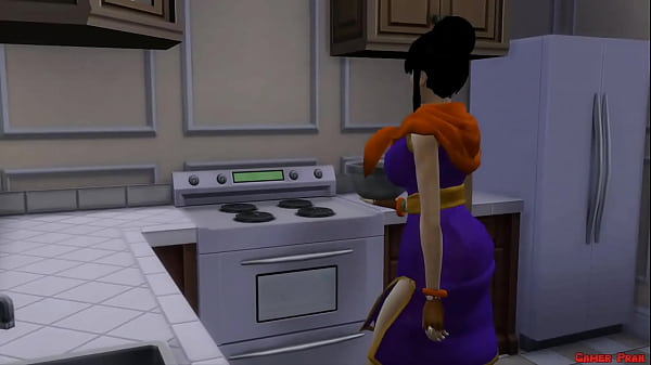 Play MP4 - Dragon Ball Porn Epi 41 Milk Cacha a su Hijo Gohan Masturb&aacute;ndose Madre Follada Delante su Marido