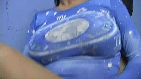 Natural cute black teen tries out gloryhole 30 