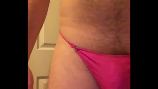 Play MP4 - Jacking off in pink thong panties