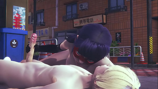Play MP4 - Miraculous Lady Bug - Lady Bug handjob and blowjob to CatNoir in the street - Japanese Asian Manga Anime Game Porn