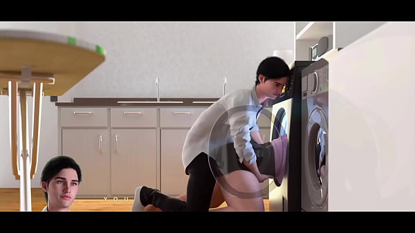My Stepmom got_Stuck In_The Washing Machine 3D_Hentai Animated_Porn Apocalust