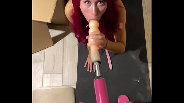 Nonton Me- Cat Red Fetish Girl Got Sexually Aroused And Blowjob, Sucked Sex Machine thumbnail