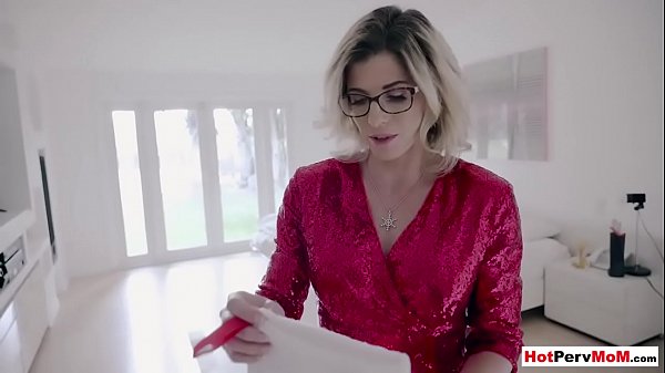 Horny stepson spying_on his busty mature_stepmother