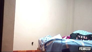¡_Antes que llegue mi esposo! - Puta gorda madura y tetona es visitada y follada en su propia casa por joven.