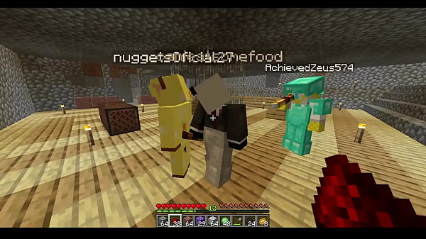 Me and the boys fuck it out in minecraft 