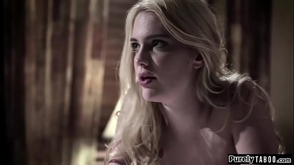 Blonde teen has her perv neighbour record her dancing naked for her lures her in and shows her the wants to fuck her or else he will show gives him a hand and blowjob and sfter he licked her he doggystyles her hard