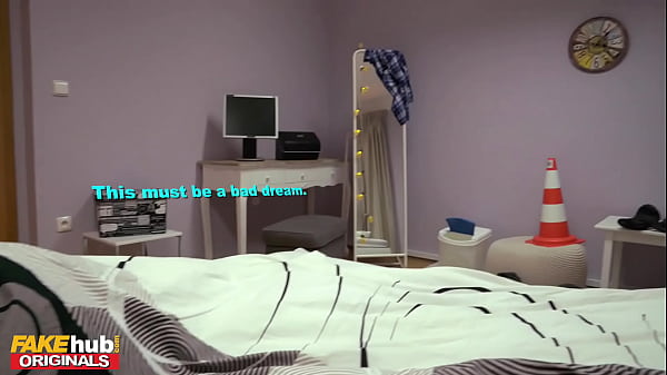 Fakehub Originals - your Point Of View as you are made to share a bed with your horny hot lil redhead step sister starring Charlie Red 