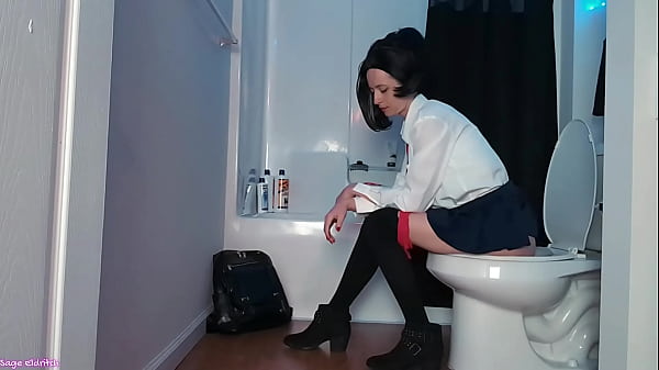 Momo Yaoyorozu Peeing [voyeur] Sage Eldritch thumbnail