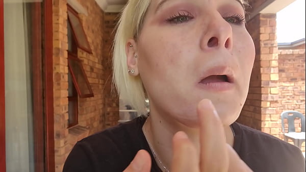 Play MP4 - Blonde blows out boogers out of her nose and plays with it &vert; nose picking &vert; fetish