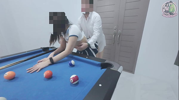 Thai Girl_Climbed_the PoolTable and Got Fcked Hard เสียงไทย