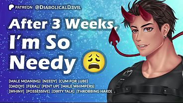 Listen To Me Stroke This Big Hard Daddy Cock While I Get Needy And Feral || So Much Dirty Talk || Male Whimpers And Moans || Huge Male Orgasm And Aftercare thumbnail