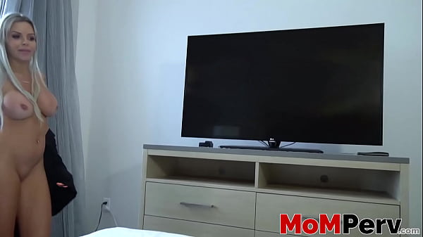 Busty blonde stepmom Nina_Elle desires stepsons BBC