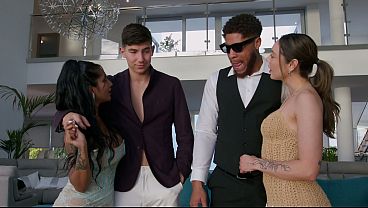 Marido Cornudo Comparte A Su Esposa Con Los Vecinos- Yasmina Khan- Catherine Knight thumbnail