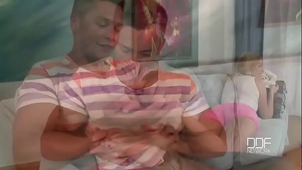 Teasing him to a big load 