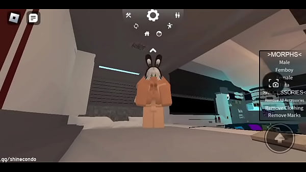 Bnuuy girl gets fucked by her boyfriend in roblox
