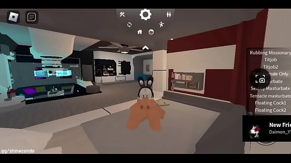 Bnuuy girl gets fucked by her boyfriend in roblox