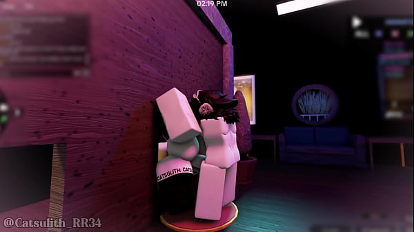 Roblox slut gets fucked in a club full