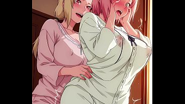 Anime Hentai Lesbian Yuri Sakura X Tsunade 01 - Naruto thumbnail