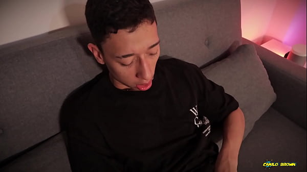 Play MP4 - Hot Uncut Twink Jacobo Torres Jerking Inside a Condom Breaking It with His Big Cock and Shooting His Massive Cum Load