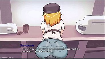 Hazel's Hot Futa Boss Showed Me Her Cock And Tits On Camera!! - Hazelnut Latte 