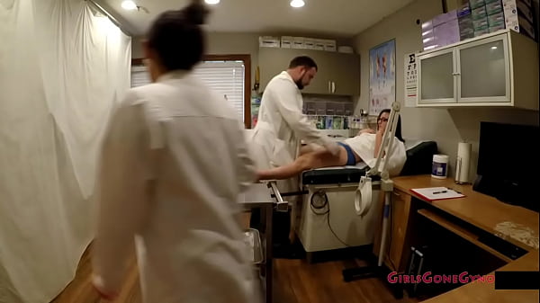 Large breast geek donne leigh undergoes mandatory checkup at her new college movie by girlsgonegyno exclusive medfet movie and models