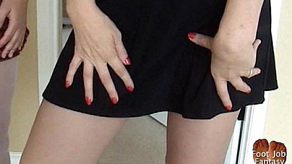 Nice Foot Job With Stockings 