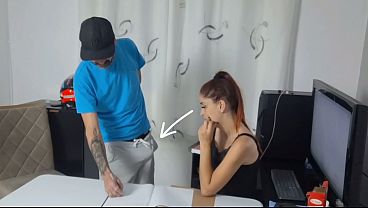 Bored Secretary Tests The Limits With The Delivery Man! thumbnail