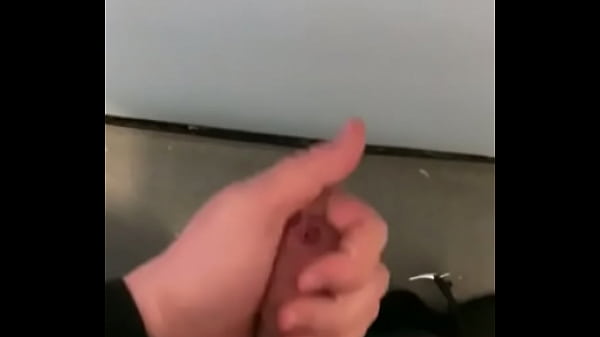 Touching myself in public toilets coming really hard