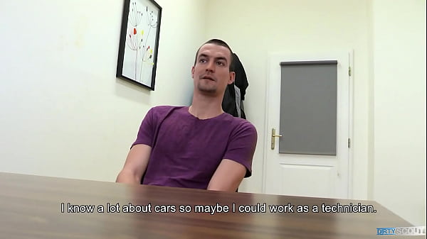 Hot Guy Doesn't Hesitate To Get Naked Ride His Employer's Cock_In Order ToGet The Job - BigStr