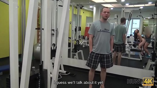 HUNT4K. Magnificent_young girl_loves just sports, money, and sex