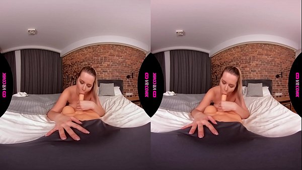 VRConk Busty chick learning how to pleasea cock