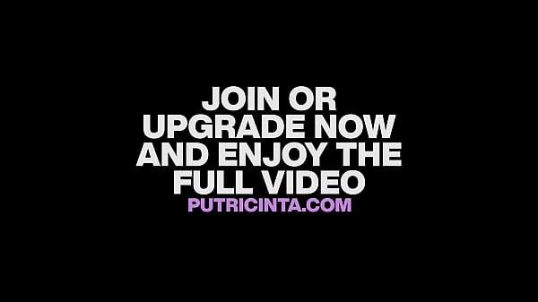 Putri cinta wearing colorful dress stripped to show her tight ass hole