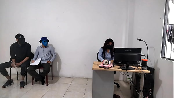 SEXY executive fucks her new employee she gives it to him up the ass