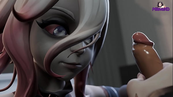 Брайер_из Лиги Легенд сделала сочный минет