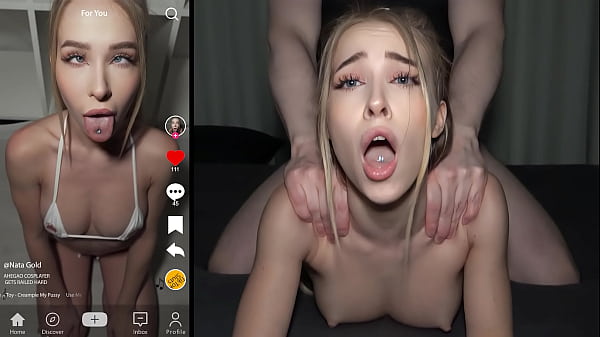 SHE MESSAGED_US ON TIKTOK Extra TightTeen Loves Rough Doggy_Fucking