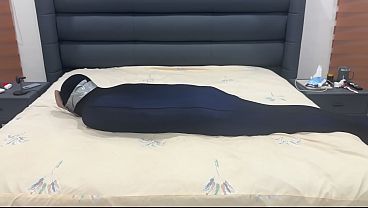Pantyhose Bondage Domination Slave In Cocoon Mumiffied At Mercy thumbnail