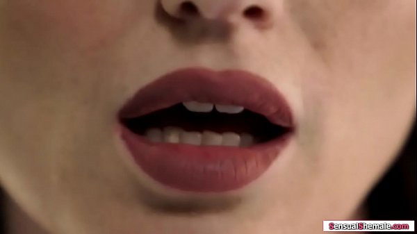 Petite shemale is on the bed masturbating her shecock while the guy is watching her.After that,she goes to the guy and they start kissing.They move on the bed and they throat each others cock.Finally,the guy fucks her wet ass deep and hard. 