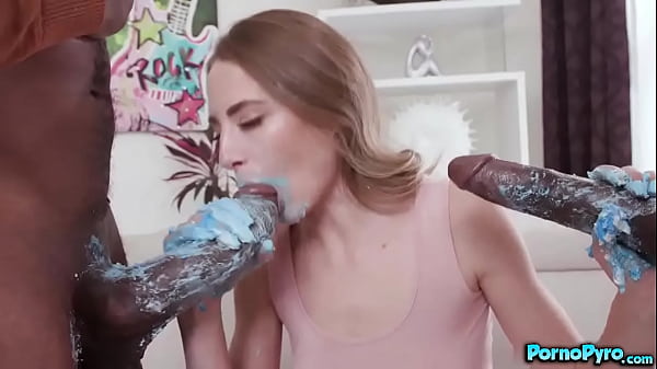 Play MP4 - Slender Kyler Quinn Sucks On Two Older Big Black Monster Cocks