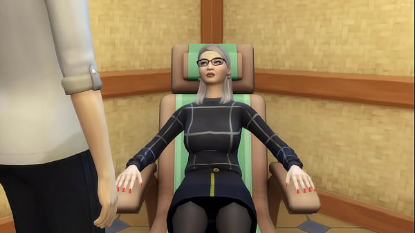 step Mom asks her masseur's to give her a massage after she suddenly visited him at his_workplace - andStep