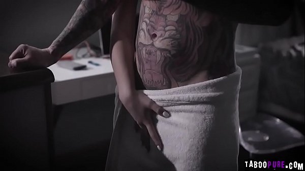 Kendra spades crawls over to small hands on the bed and begs to become his anal virgin