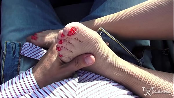 Rossella Visconti In A Nice Car Footjob thumbnail