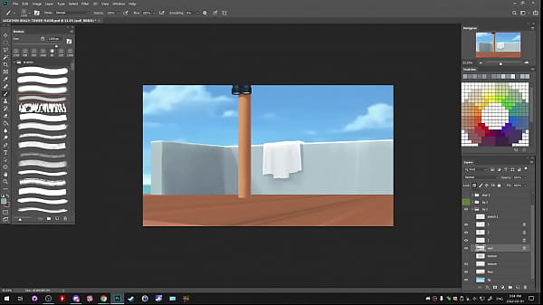 Stream Picarto DarkCookie Summertime_Saga 2022 02 01